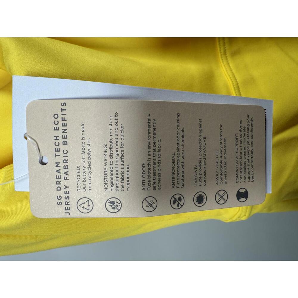 Spiritual Gangster Jet Active Dress Yellow - S - Picture 7 of 8